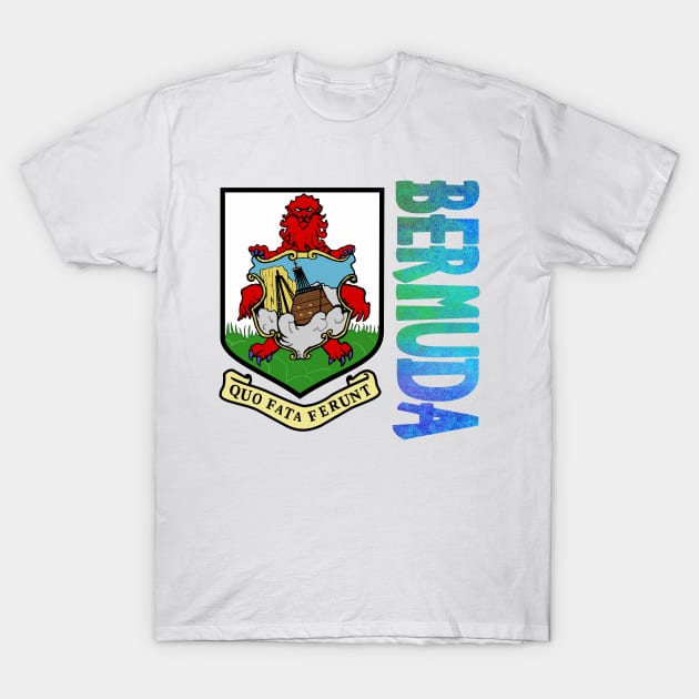 Bermuda Coat of Arms Design T-Shirt by Naves